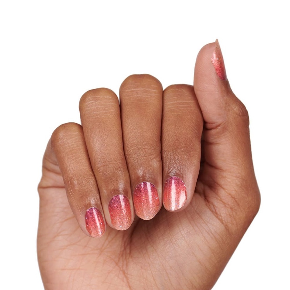 *Retired* Color Street: Solar Flare | Burgundy Copper Gold Gradient Glitter Fall - Picture 12 of 14